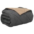 vidaXL Letná prikrývka 220 x 260 cm Leto 200 gsm Antracitová a taupe