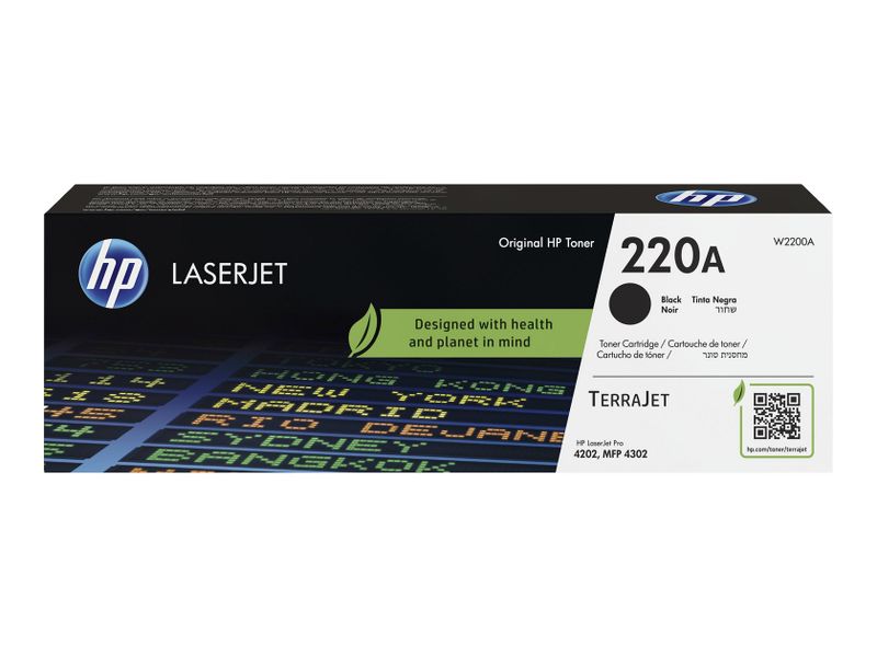HP W2200A, čierny toner. kazeta HP LaserJet 220A