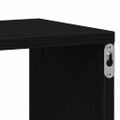vidaXL Stenná polica Čierny dub 85 x 16 x 52,5 cm Kompozitné drevo