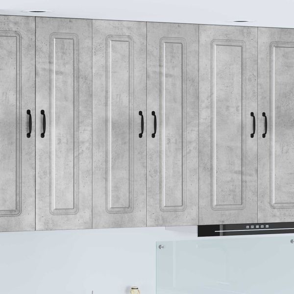vidaXL Dvierka na umývačku Kalmar Betónová šedá 60 x 31 x 100 cm