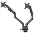 Neomounts  DS70-250BL2 Neomounts NEXT Slim Desk Mount, double display (topfix clamp/grommet), black Držák, VESA, stolní, pro 2 ploché/zakrivené monitory, úhloprícka 17–32", náklon 90°, otácení 180°, rotace 360°, nosnost 18kg, cer
