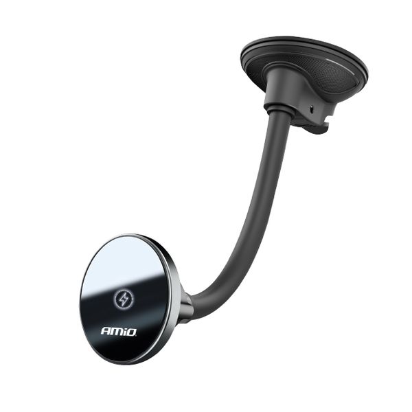 Magnetický držiak telefónu s bezdrôtovým indukčným nabíjaním 15W AMIO-03777