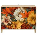 vidaXL Servírovacia skriňa GENNEP Sonoma 102 x 33 x 75 cm