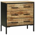 vidaXL Servírovacia skriňa so zásuvkou 70 x 35 x 70 cm Mangový masív
