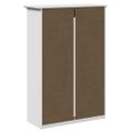 VidaXL Stojan na topánky "BODO" Biely 80x35x118 cm