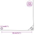 vidaXL Celta antracitová 2,5x3,5 m 650 g/m²