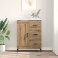 vidaXL Servírovacia skriňa dub artisan 69.5 x 34 x 90 cm