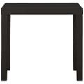 vidaXL Záhradný stôl antracitový 79x65x72 cm plast