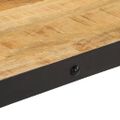 vidaXL Konferenčný stolík s kolieskami 100x55x26 cm mangovníkové drevo