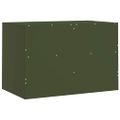vidaXL TV skrinky 2 ks olivovo-zelené 67x39x44 cm oceľ