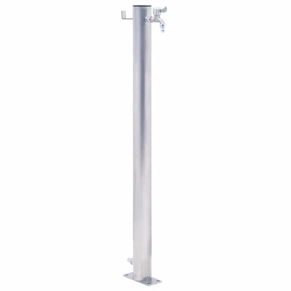 vidaXL Záhradný vodný stĺpik 60 cm nehrdzavejúca oceľ okrúhly
