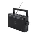 LTC prenosné rádio SONA, Bluetooth, USB, TF, čierna