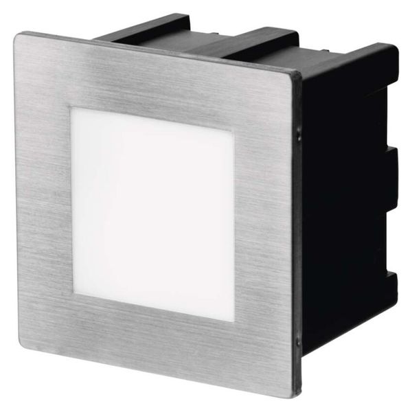 LED orientačné vstavané svietidlo AMAL 80×80, 2W teplá b.,IP65