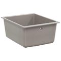 vidaXL Drez 80% Kvárc a 20% Živica 370 x 460 mm Sivá