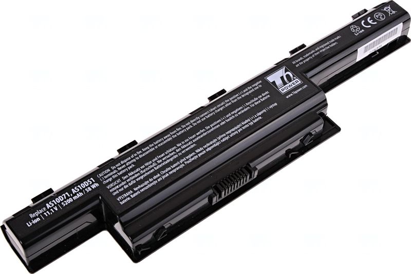 Batéria T6 Power pre Acer Aspire 4741, 5551, 5741, 5751, TravelMate 4750, 5740, 5200mAh, 58Wh, 6cell