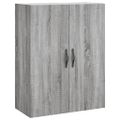 vidaXL Vysoká skrinka sivý dub sonoma 69,5x34x180 cm spracované drevo