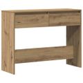 vidaXL Konzolový stolík dub artisan 100x35x76,5 cm kompozitné drevo