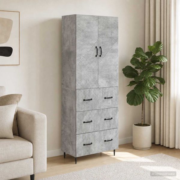 vidaXL Sada skríň 2 ks 66 x 34,5 x 90 cm Kompozitné drevo