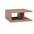 vidaXL Konferenčný stolík 70x70x30 cm teakový masív