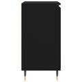 vidaXL Komoda čierna 60x35x70 cm spracované drevo