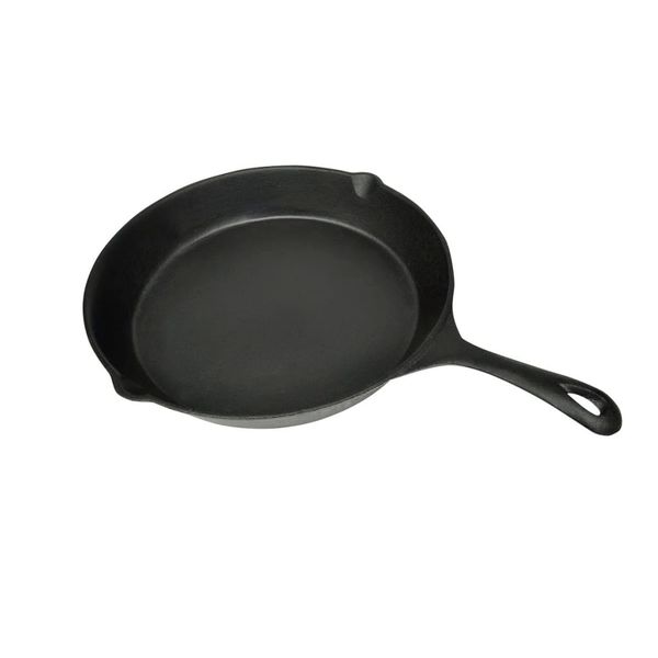 vidaXL Okrúhla liatinová grilovacia panvica, 30 cm