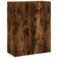 vidaXL Nástenné skrinky 2 ks dymový dub 69,5x34x90 cm