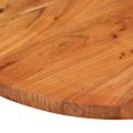 vidaXL Stolová doska 90x40x2,5 cm oválna masívna akácia