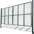 vidaXL Pletená záhradná brána 400x175 cm