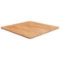 vidaXL Štvorcová stolová doska bledohnedá 60x60x1,5 cm lakovaný dub