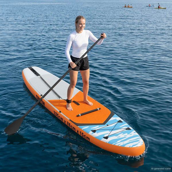 vidaXL SUP doska so sedadlom 2-in-1 TRITON 335 x 76 x 15 cm Modrá pre