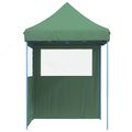 vidaXL Párty stan 200 x 200 x 306 cm Zelená Oxfordská látka