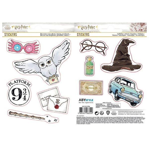 Samolepky Harry Potter - Magické predmety 2