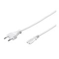WENTRONIC Sieťový kábel 2pin 230V 5m biel W.93988