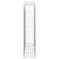 vidaXL Oblúkový gabionový kôš 2 ks 200x50x220/240cm pozinkované železo