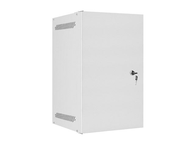LANBERG RACKOVÁ SKRIŇA 10'' PRO MONTÁŽ NA STENU 9U/280X310 PRO VLASTNÚ MONTÁŽ S KOVOVÝMI DVERAMI ŠEDÁ