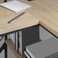 vidaXL Stôl Sonoma dub 120 x 79 x 86,5 cm Kompozitné drevo