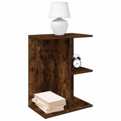 vidaXL Nočný stolík dymový dub 46,5x29x61 cm kompozitné drevo