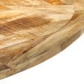 vidaXL Jedálenský stôl Ø150x76 cm surový mangový masív