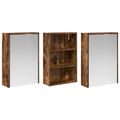 vidaXL Set kabinetov do kúpeľne 3 ks 126 x 16 x 62.5 cm