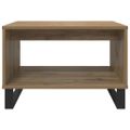 vidaXL Konferenčný stolík dub artisan 60 x 50 x 40 cm Kompozitné drevo