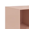 vidaXL Komoda ružová 99x39x73 cm oceľ
