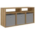 vidaXL Nízka skriňa 87 x 27,5 x 43 cm Remeselný dub