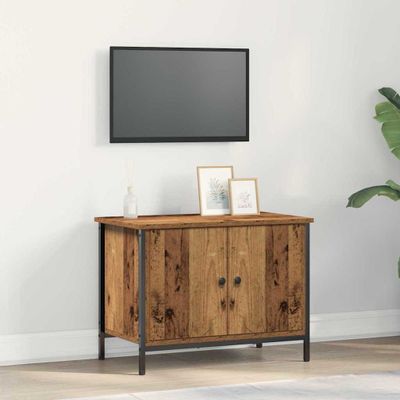 vidaXL TV skrinka Staré drevo 60 x 35 x 45 cm Kompozitné drevo