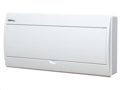 Rozvádzač RN-18/B Fala (N+PE) IP40 plastový 1x18 stenný / biely dvierka