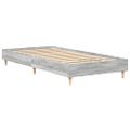 vidaXL Posteľný rám bez matraca sivý sonoma 75x190 cm kompozitné drevo