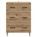 vidaXL Zásuvkový kabinet 66 x 34,5 x 89,5 cm Kompozitné drevo