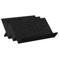 vidaXL Regál na časopisy Čierny dub 65 x 53 x 28,5 cm Kompozitné drevo