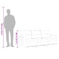 vidaXL 3-miestna pohovka, svetlosivá 180 cm, látka