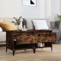 vidaXL Bočné stolíky 2 ks dymový dub 50x46x50 spracované drevo