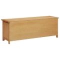 vidaXL Regál na topánky 114x37x45 cm dubový masív